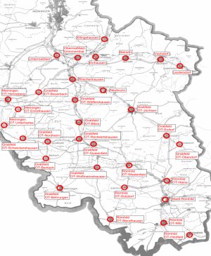 Grabfeld Trinkwasserbereich KWA Meininger Umland